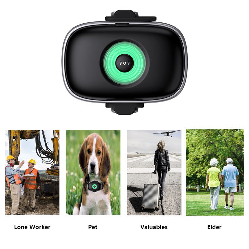 4G Pet GPS Tracker Waterproof Dog GPS Tracking Collar Mini Cat Anti-Lost Alarm Locator Support Geo-Fence SOS Smart Kids Locator