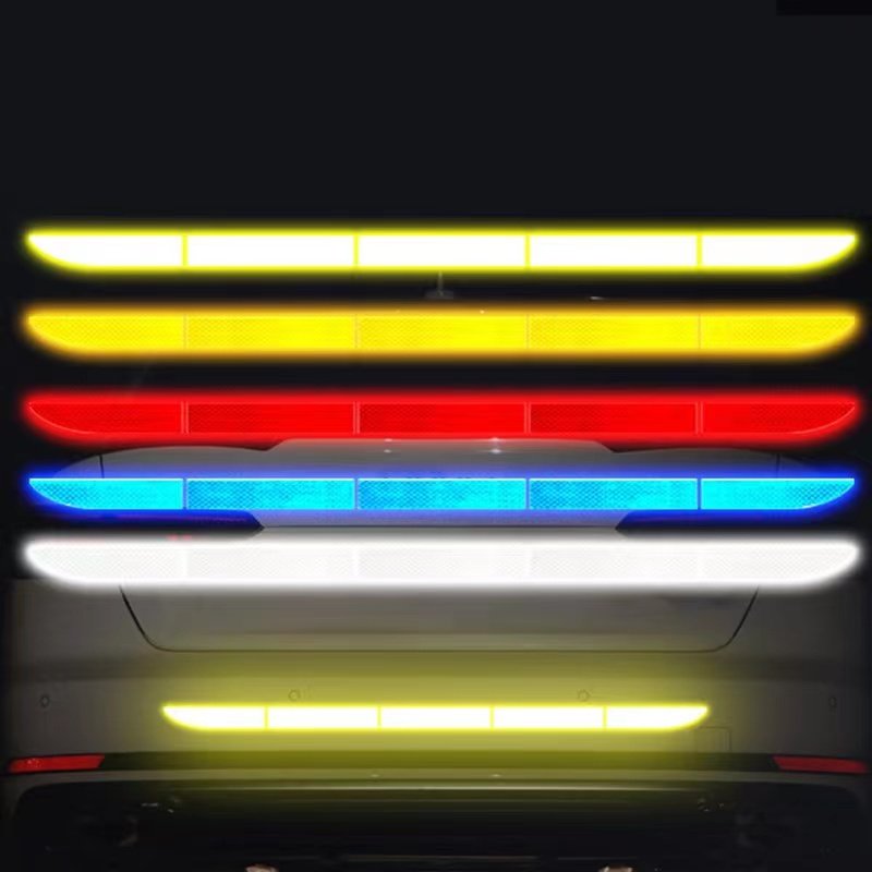 Car Bumper Reflective Stickers Car Trunk Reflective Stickers