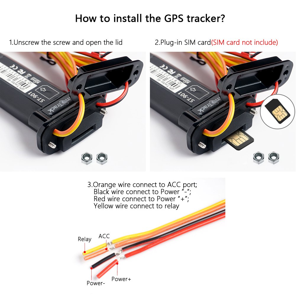 SinoTrack ST-901 Best Selling Cheap Car Motorcycle E-bike GPS Tracking Device With SIM Card