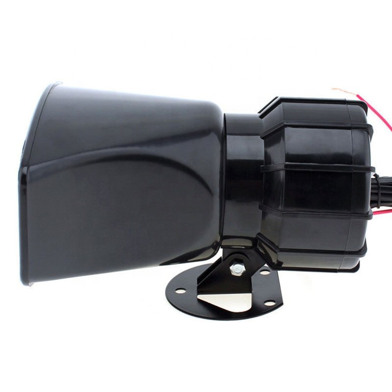 Waterproof 7 Tones Siren Speaker 115dB 60W Car Alarm Horn