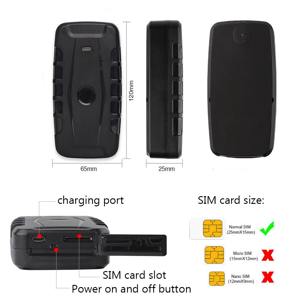 TKSTAR 2G 4G LTE TK918 20000mAh Big Battery Waterproof Vehicle GPS tracker Car Locator with Strong Magnet Free Online Tracking