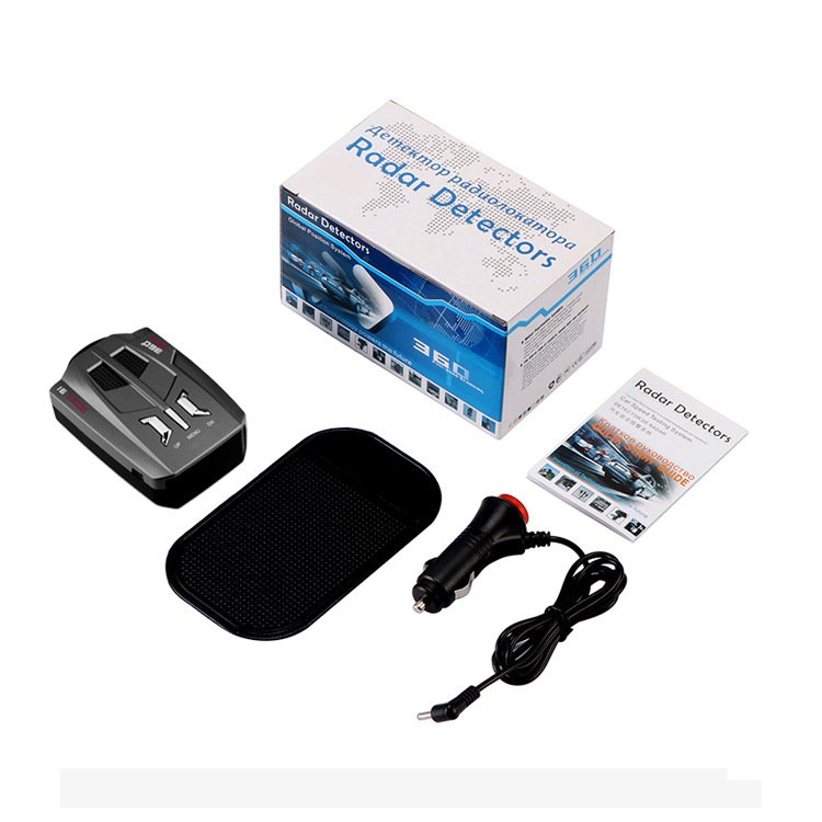 V7 V9 Automotive Speed 360 Degrees Vehicle Radar Detector Car Voice Warning Alarm Auto Radar Speed Measuring Instrument