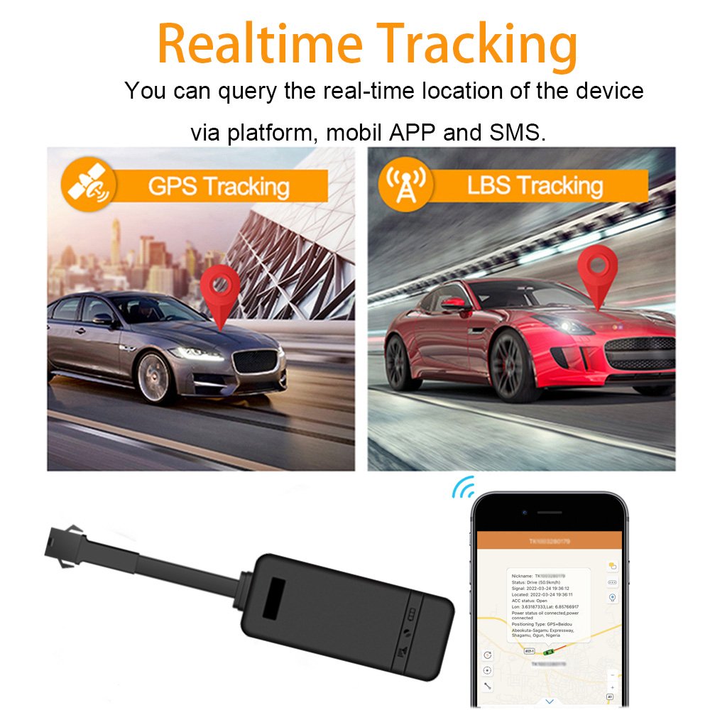 Multifunction 4G+2G Motorcycle Auto Car GPS Tracking Location Device With Real Time Global Positioning Over-speed Warning