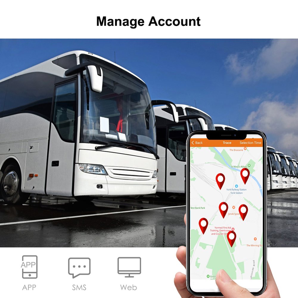 Multifunction 4G+2G Motorcycle Auto Car GPS Tracking Location Device With Real Time Global Positioning Over-speed Warning