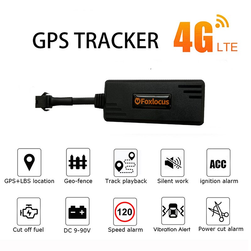 Hot Sale 4G Electric Bike Small Car Truck Motorcycle tracker Tracking System Device With Geo-fence Vibration Alarm ACC Detection