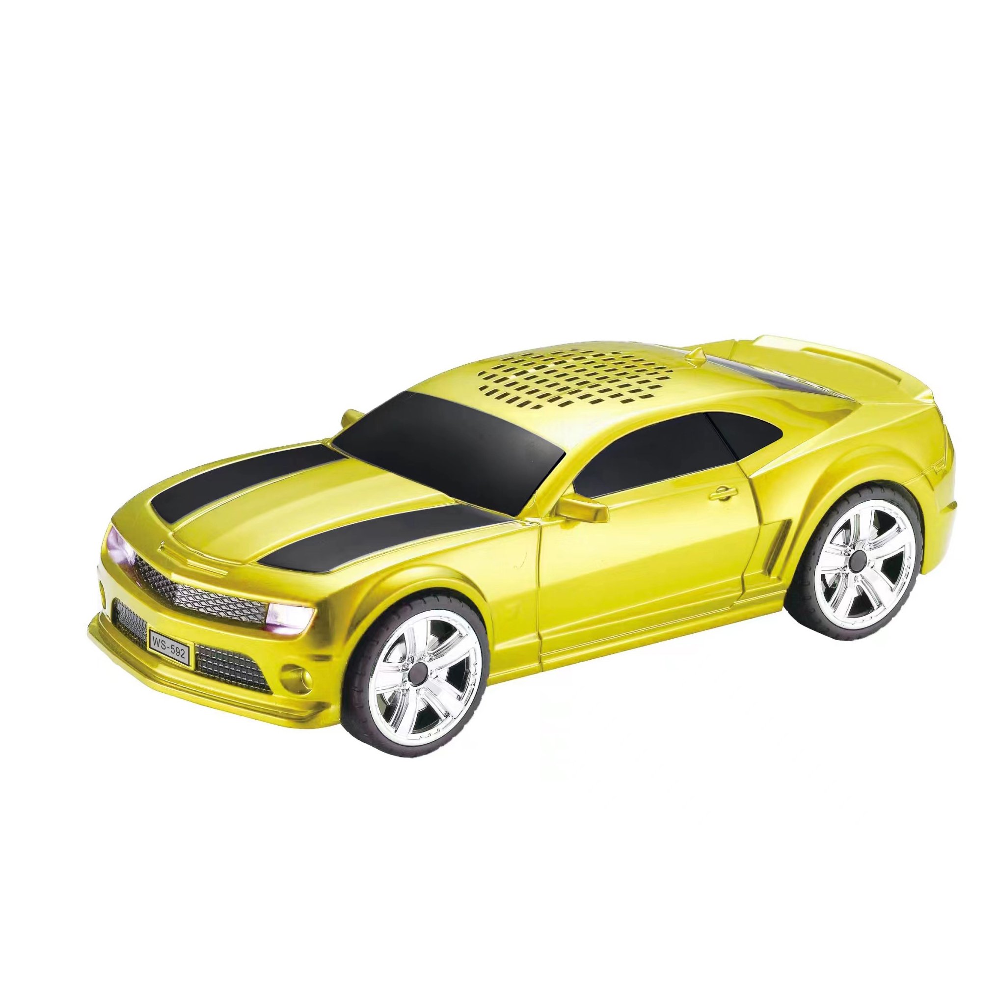 New Designs Promotional Gift WS592 Car Shape Portable Home Fm Radio Blue Tooth Wireless Speaker