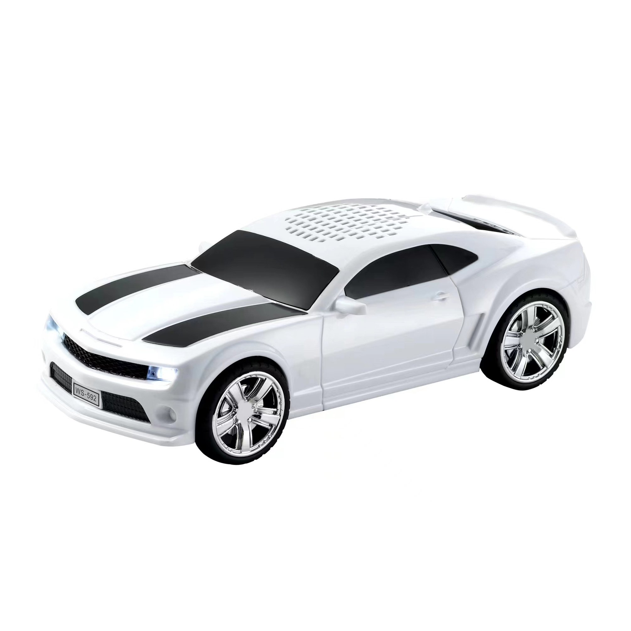 New Designs Promotional Gift WS592 Car Shape Portable Home Fm Radio Blue Tooth Wireless Speaker