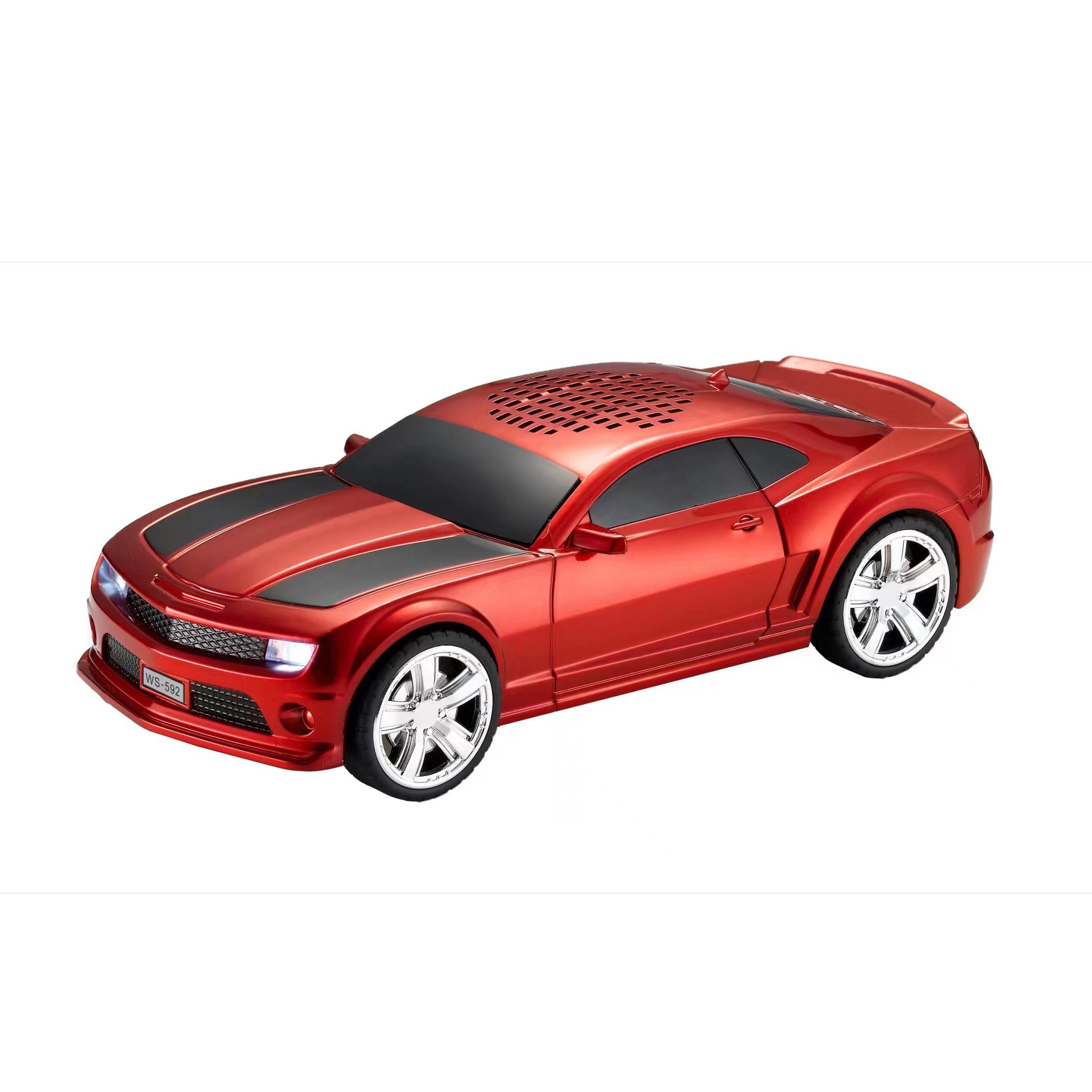 New Designs Promotional Gift WS592 Car Shape Portable Home Fm Radio Blue Tooth Wireless Speaker