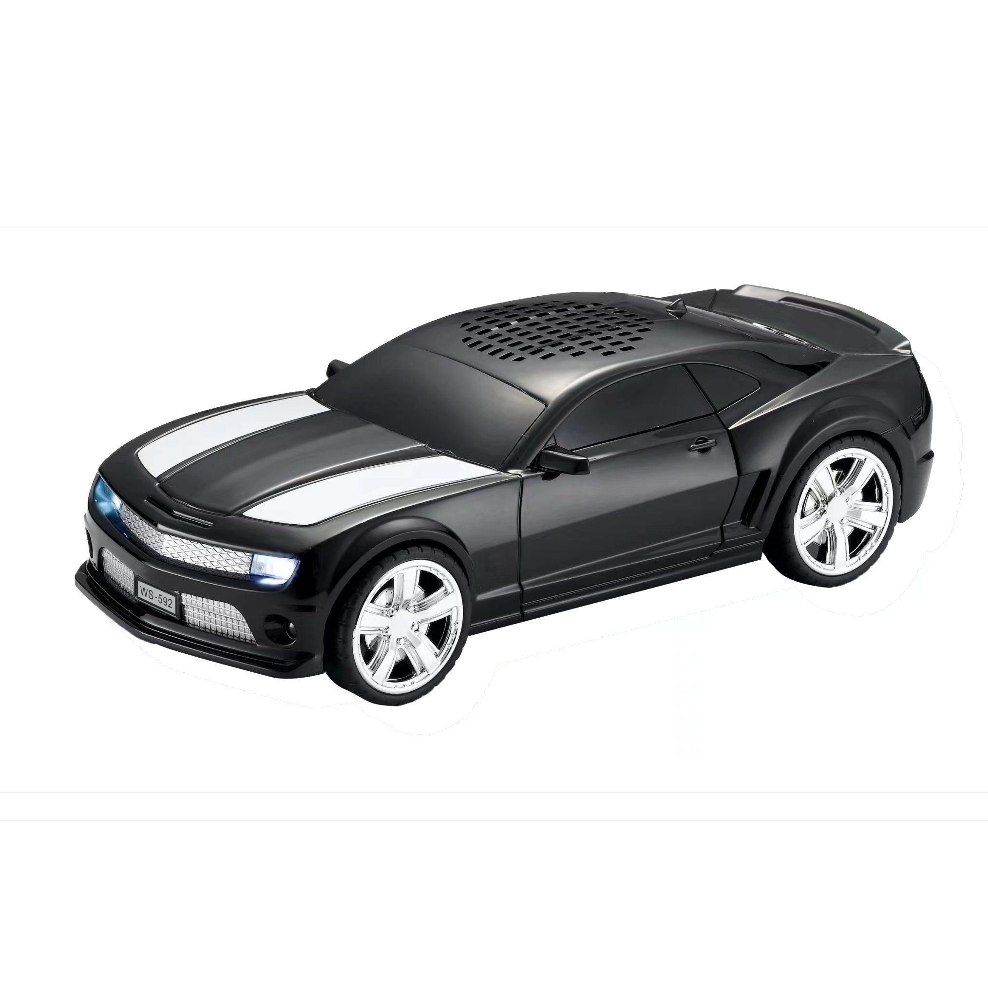 New Designs Promotional Gift WS592 Car Shape Portable Home Fm Radio Blue Tooth Wireless Speaker