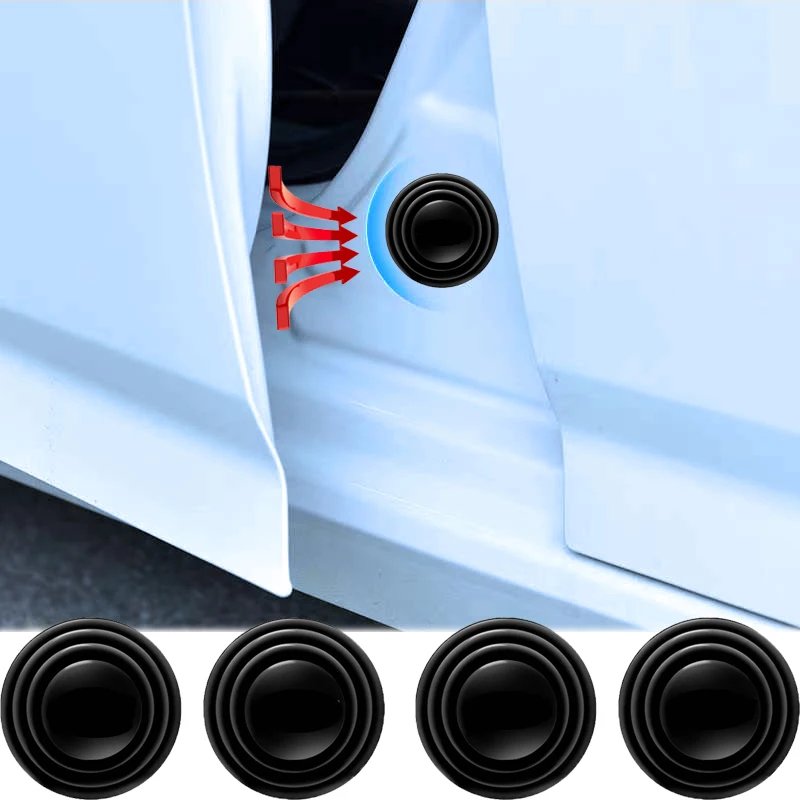 Silicone Buffer Trunk Sound Insulation Pad Universal Car Door Shock Absorbing Gasket for Shockproof Cushion Stickers