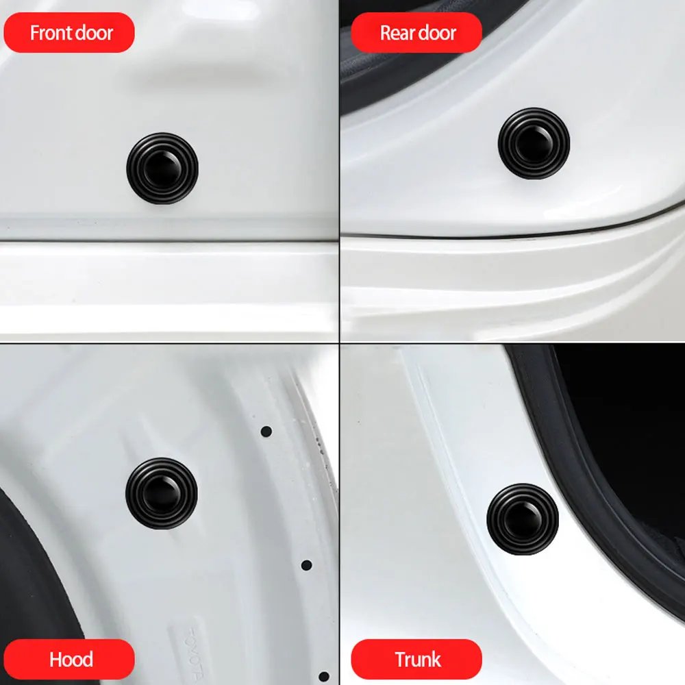 Silicone Buffer Trunk Sound Insulation Pad Universal Car Door Shock Absorbing Gasket for Shockproof Cushion Stickers