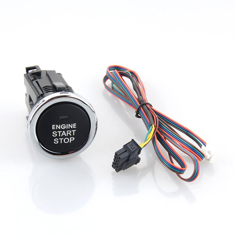 EASYGUARD Hot Sale Black Universal Es002-p5 Push Button Start Stop Remote Engine Start Optional Engine Switch Engine Start