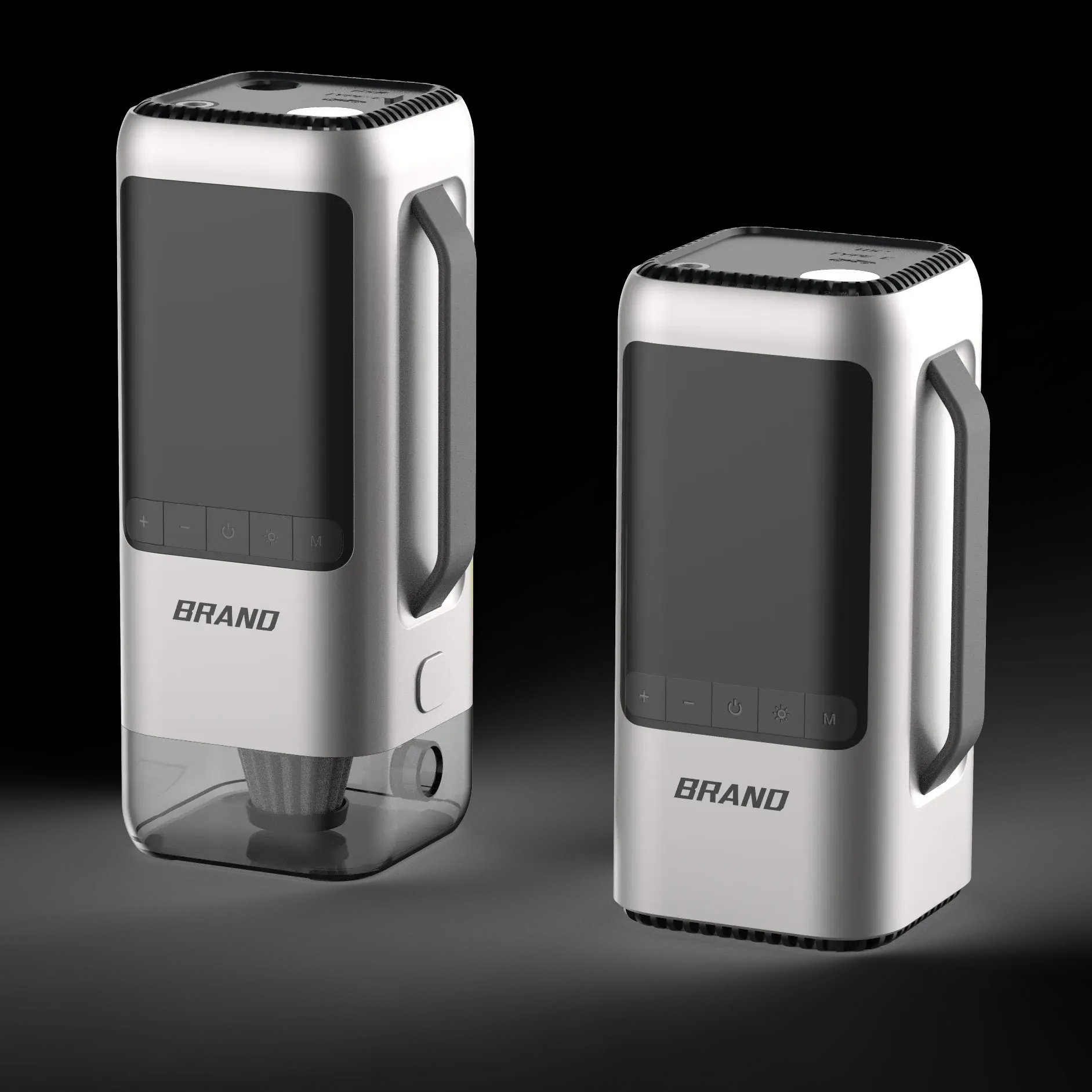 5 in 1 8000mAh Car Inflator with Jump Starter and Vacuum Cleaner Power Bank Battery Booster With Emergency Alarming