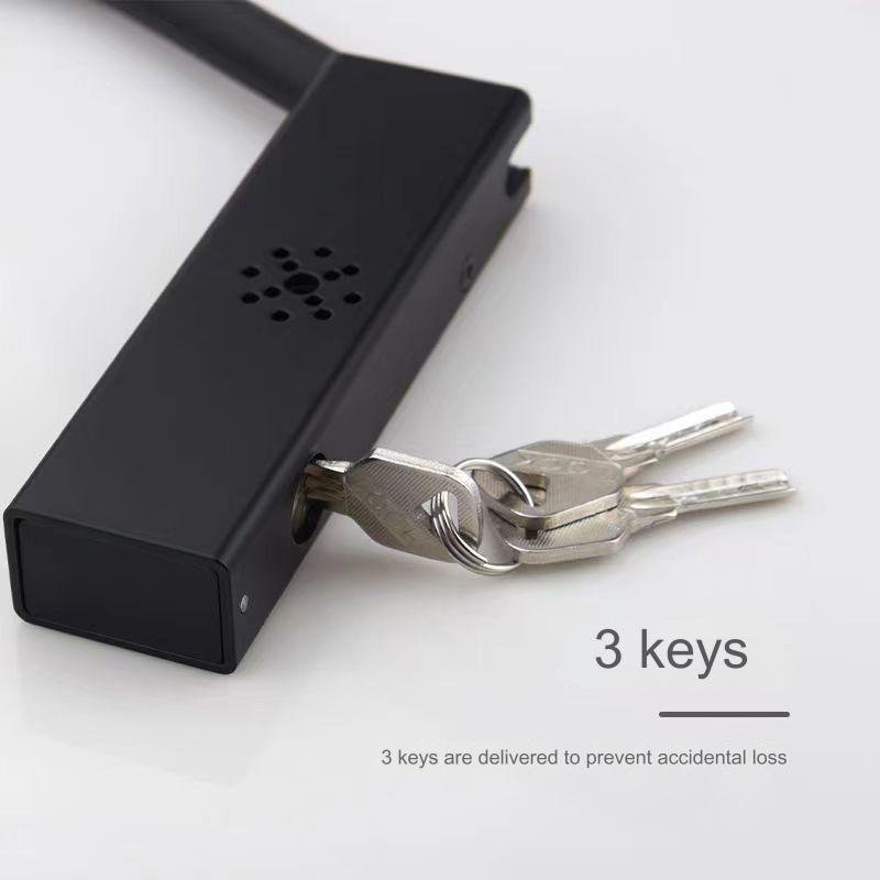 New Electric Car Alarm Lock U Lock Alarm Bicycle Motorcycle Alarm Bike U Lock
