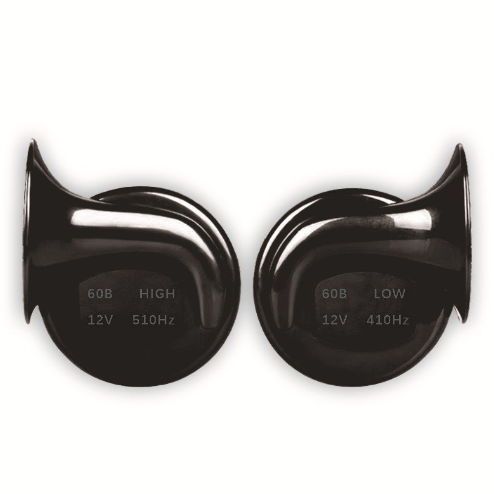 2pcs 12V Car Snail Electric Air Horn for Marine Boat Loud Alarm Kit Boat Motorcycle Dual-tone Car Horn Loud signal Auto