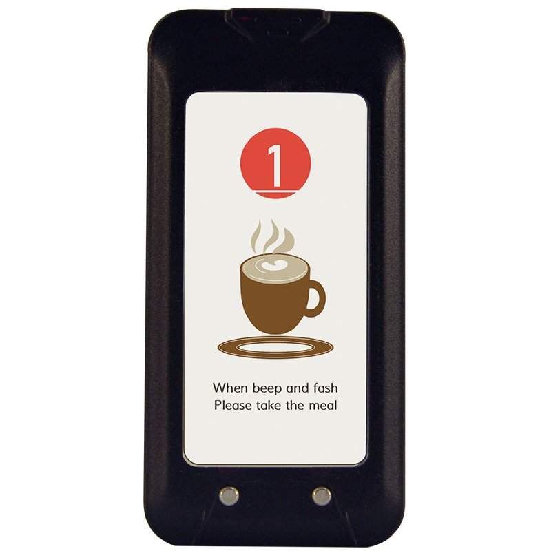 Rectangle 16 Pager Restaurant System Vibration Pagers and Table Food Buzzer Wireless Call Small Wireless Restaurant Pager 16