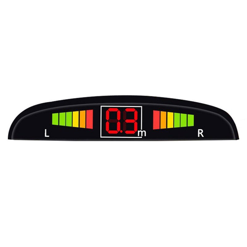Customized Universal Car LED Parking Sensor Kit 6 Sensors Reverse Radar Sound Alert Indicator Distance Alarm Parktronic Kit