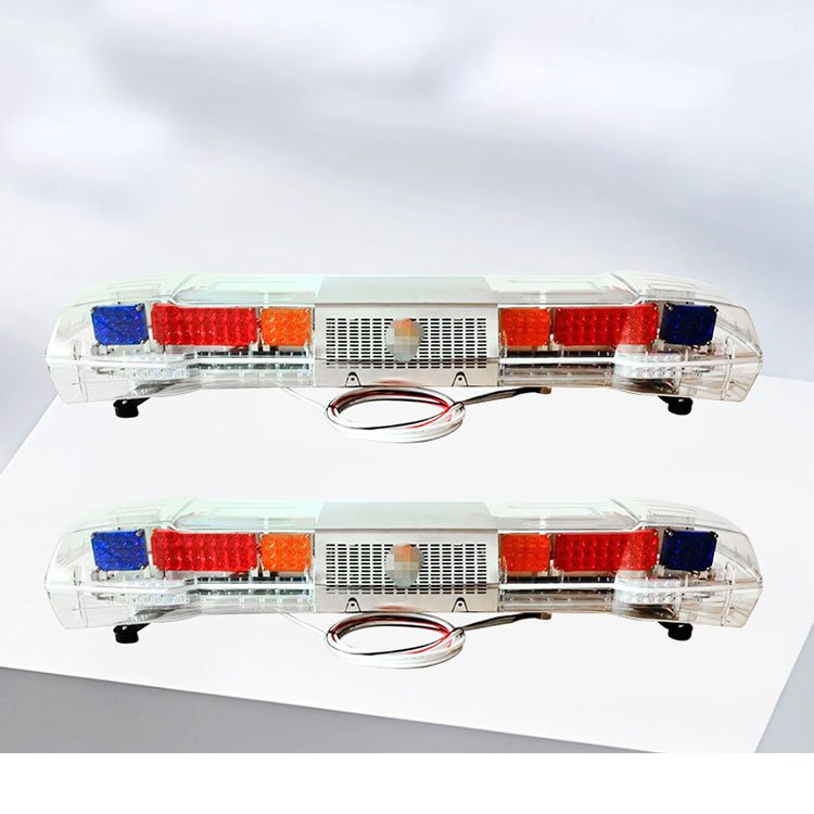 DC 12V 47 Inch PVC Emergency and Ambulance Tow Truck LED Warning Light Bar Red Blue Blinker for Emergencies