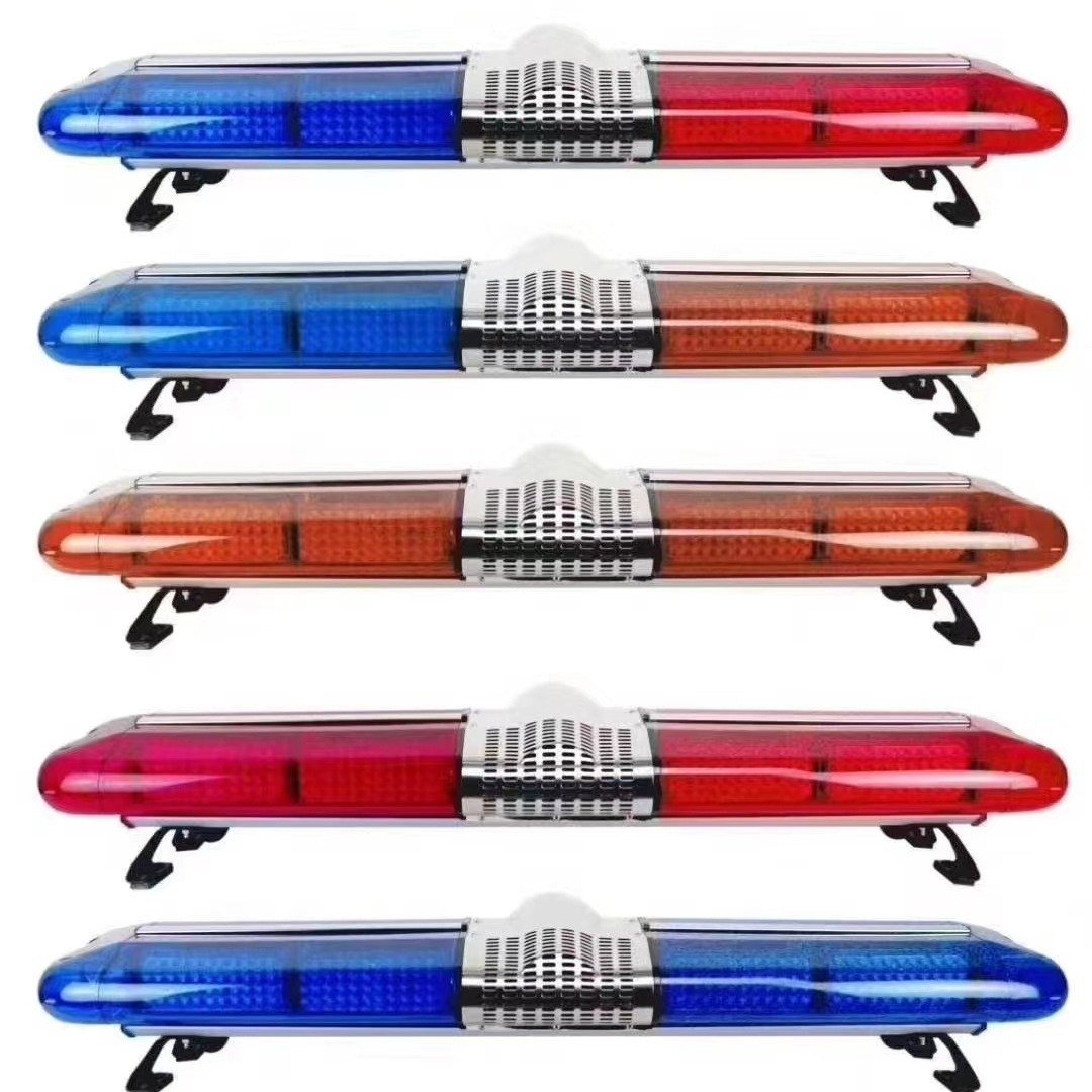 DC 12V 47 Inch PVC Emergency and Ambulance Tow Truck LED Warning Light Bar Red Blue Blinker for Emergencies