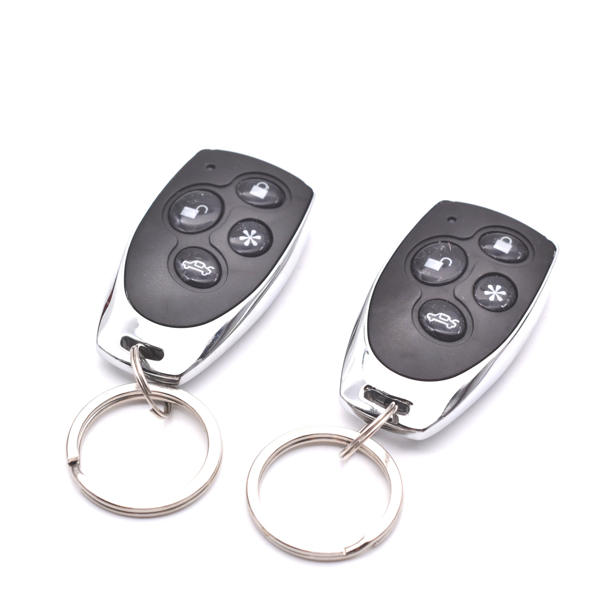 High quality and universal anti-hijacking car alarm system one way fixed learning code 370Mhz car alarm for Genius Nemesis