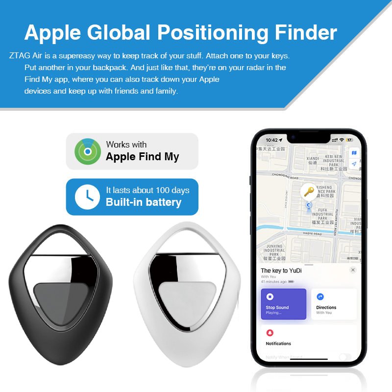 FindMy Tag Remote Anti Lost Alarm Key Finder Smart Luggage Wallet Car Phone Wireless Key Finder