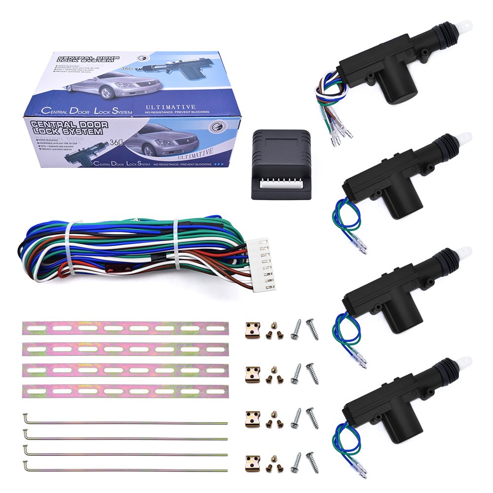 Universal Car Electronics 8 Holes Car Central Locking System 4 Doors Lock Actuator