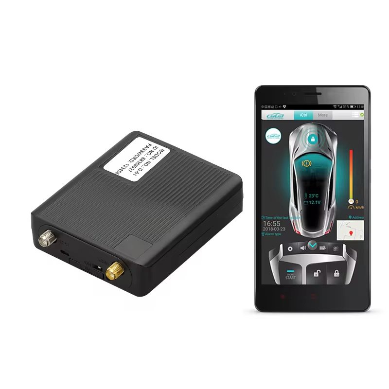 4G GSM/GPS Smartphone APP 2-Way Car Alarm with Remote Start Function for Car with Mechanical Key Start