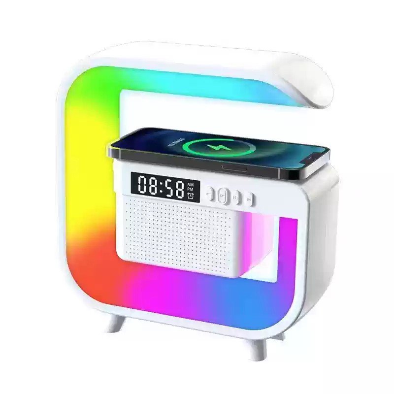 G3 Shape Party 10w Karaoke Ktv Portable Speaker with Wireless Mic and Wireless Charging Function for Watch, Pad, Phones, Etc