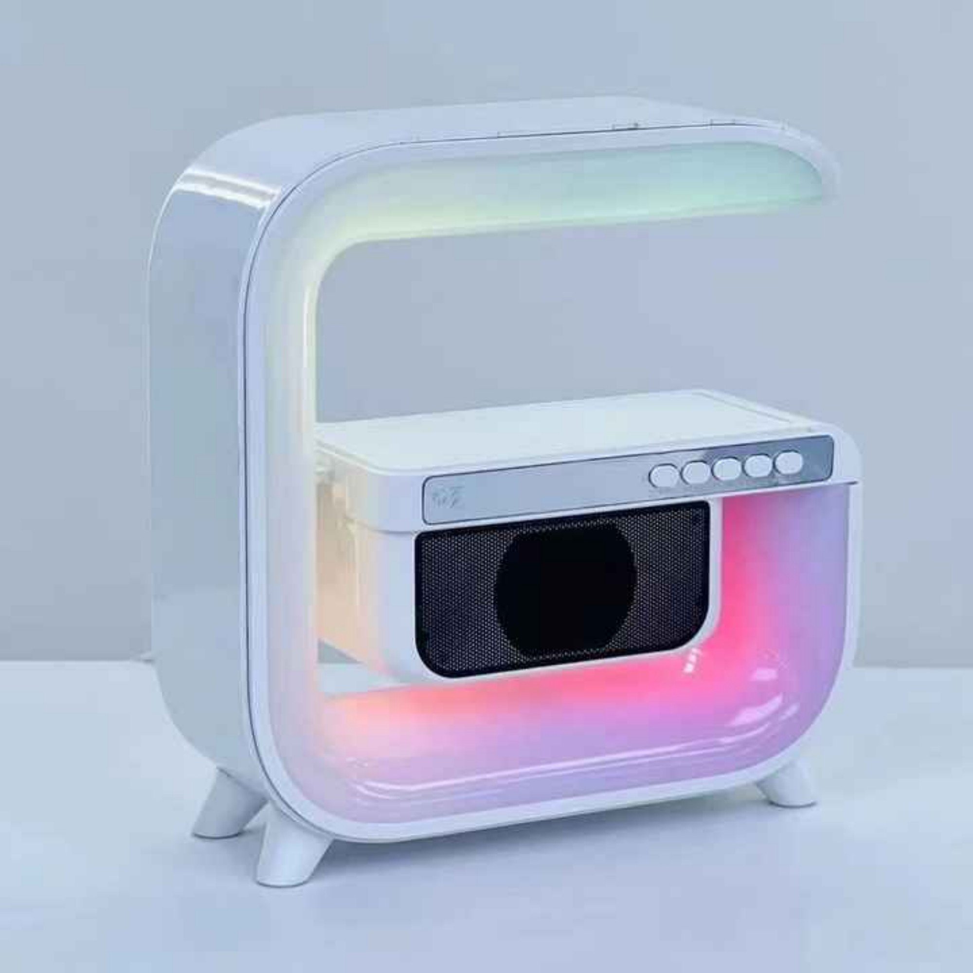 G3 Shape Party 10w Karaoke Ktv Portable Speaker with Wireless Mic and Wireless Charging Function for Watch, Pad, Phones, Etc
