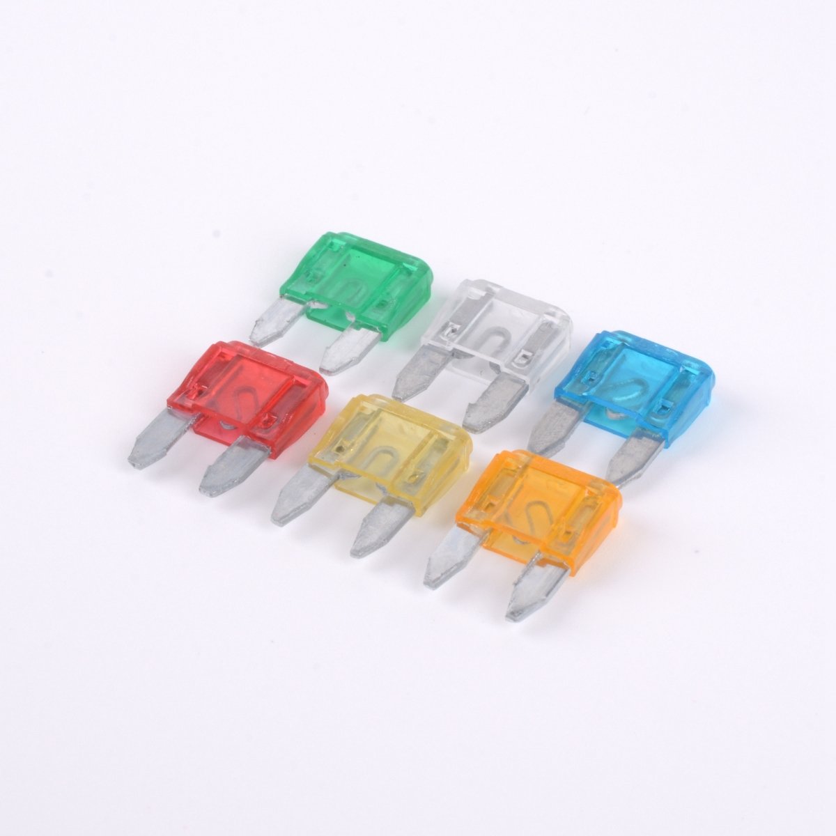60Pcs Assorted Car Motorcycle Truck Mini Blade Fuse Set Kit 5A 10A 15A 20A 25A 30Amp & Test Pencil