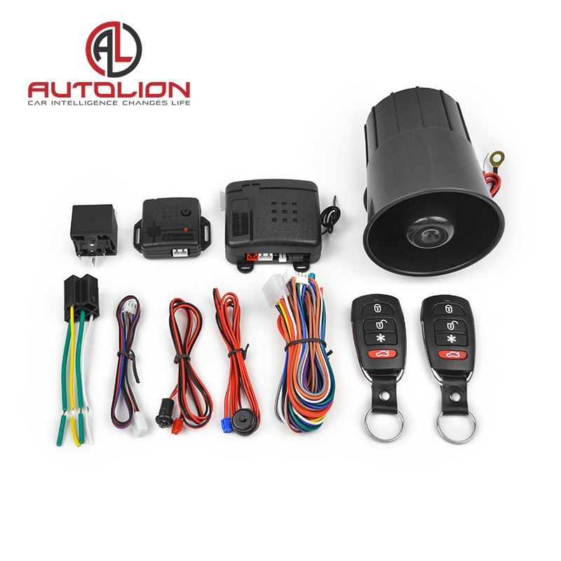 Car Alarm Start Security System 433.92 mHz Engine Cut off Universal Car Alarm