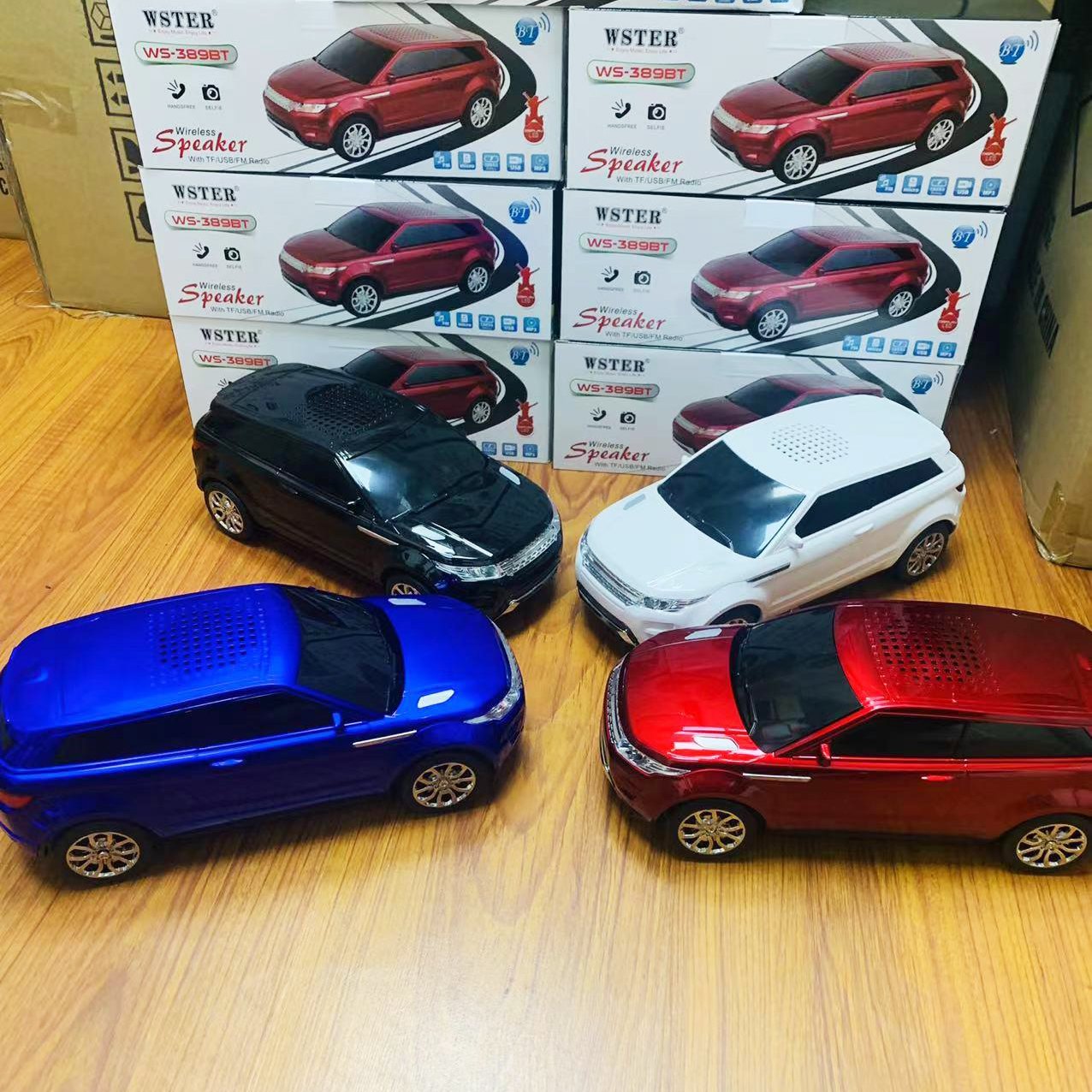 WSTER 1500mAh WS-389 SUV Design BT Sound Box Wireless Desktop Party Portable Car Mini Karaoke Stereo TWS Speaker