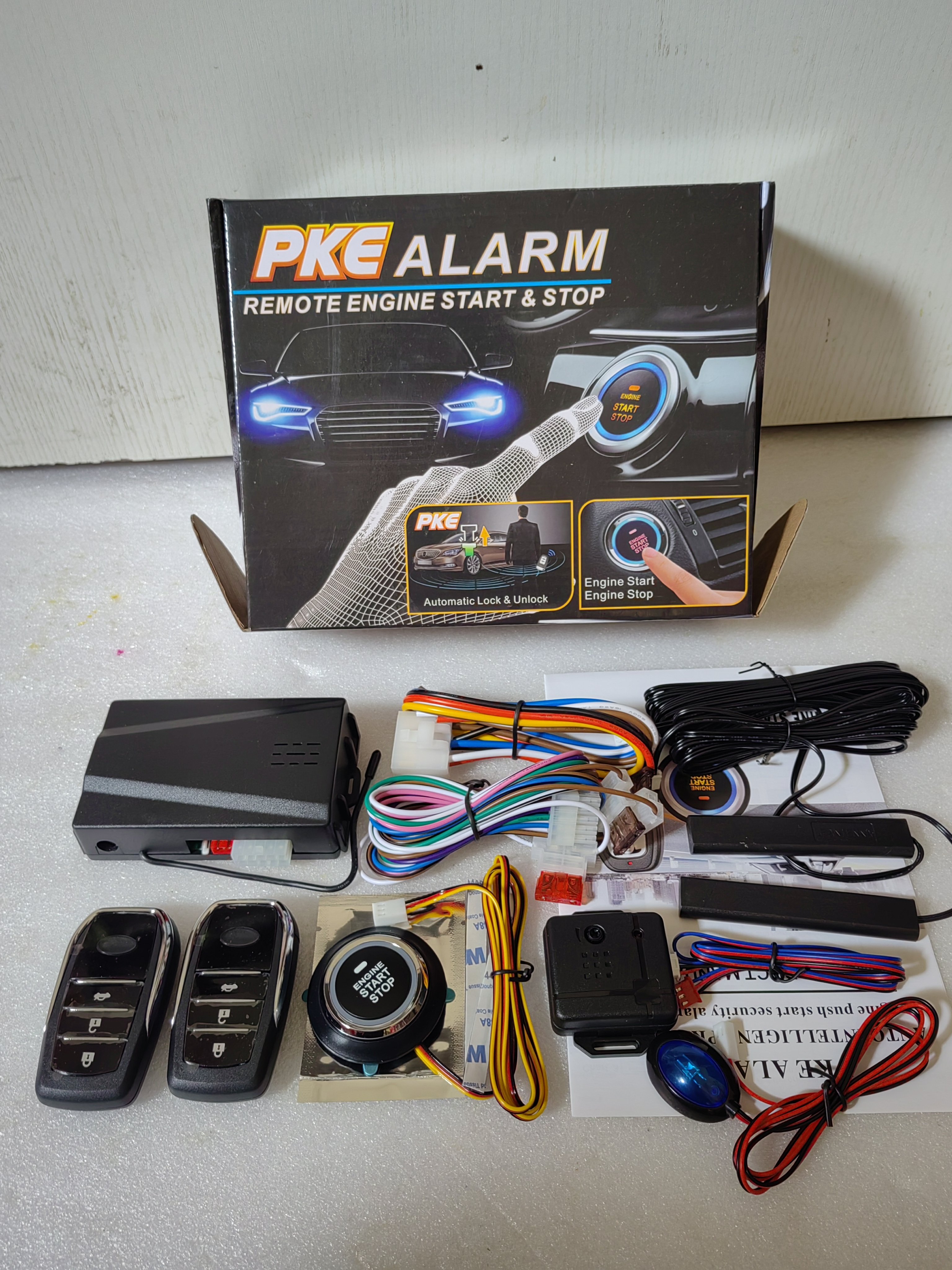 Hot Sales Fits Toyota Car Alarm Passive Keyless One Button Start Remote Control System Auto Central Lock Push Button