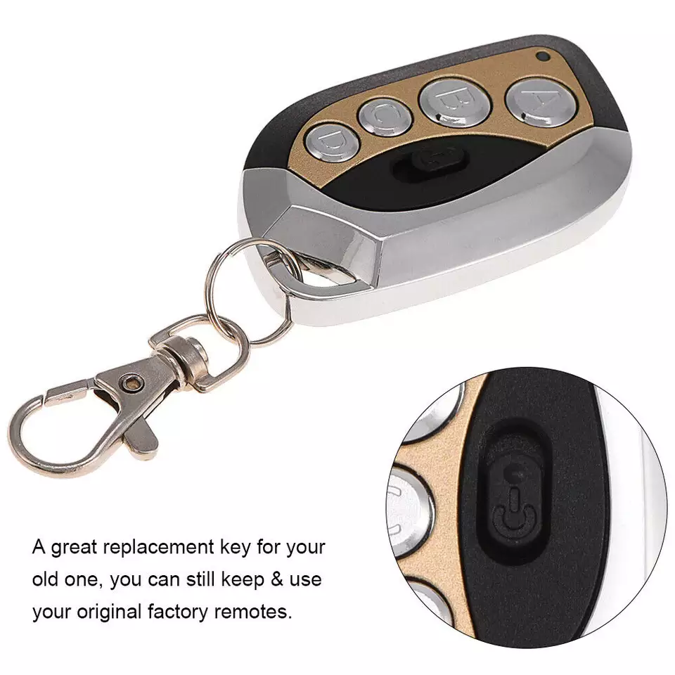 4 Channel Command Face to Face Garage Door Opener 433mhz Remote Control Duplicator