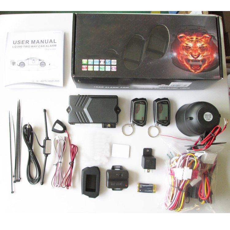 Car Doorlock Smart Remote Car Key Lcd Screen Control Car Keys Alarm Engine Starter System