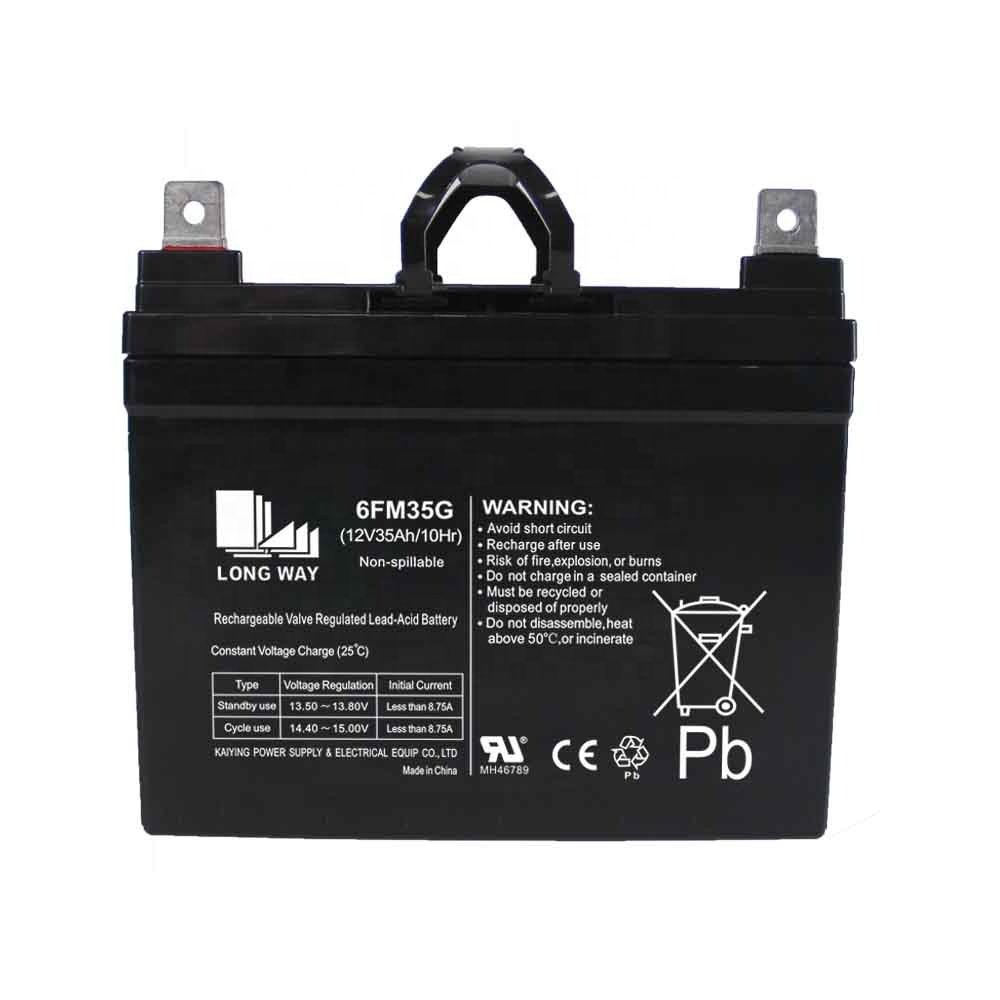 12V 35AH 6FM35 Electric Scooter Battery for Wheelchairs Deep Cycle 12 Volt Medical Equipment High Voltage 12V35AH