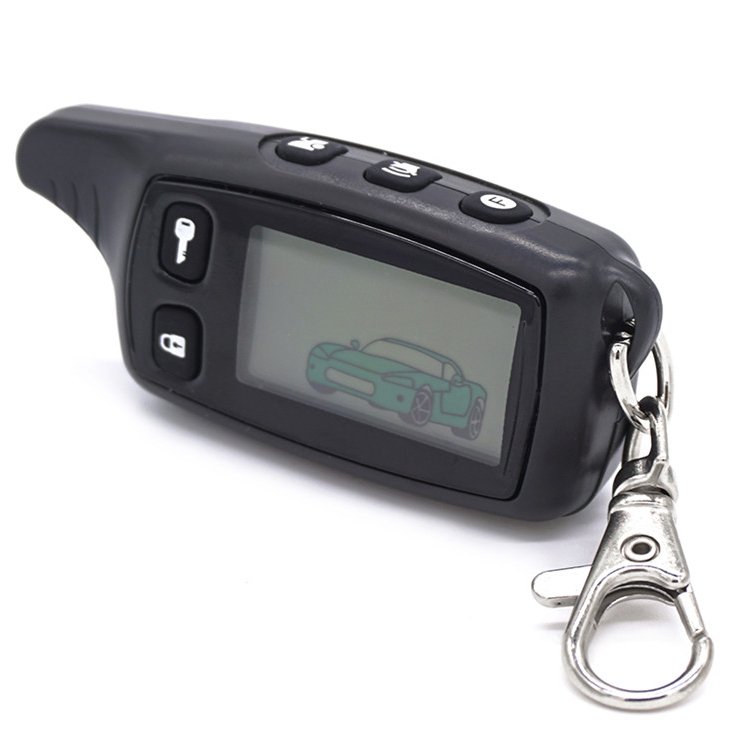 LCD Keychain Remotes Emergency Override Magicar Two Way Car Alarm