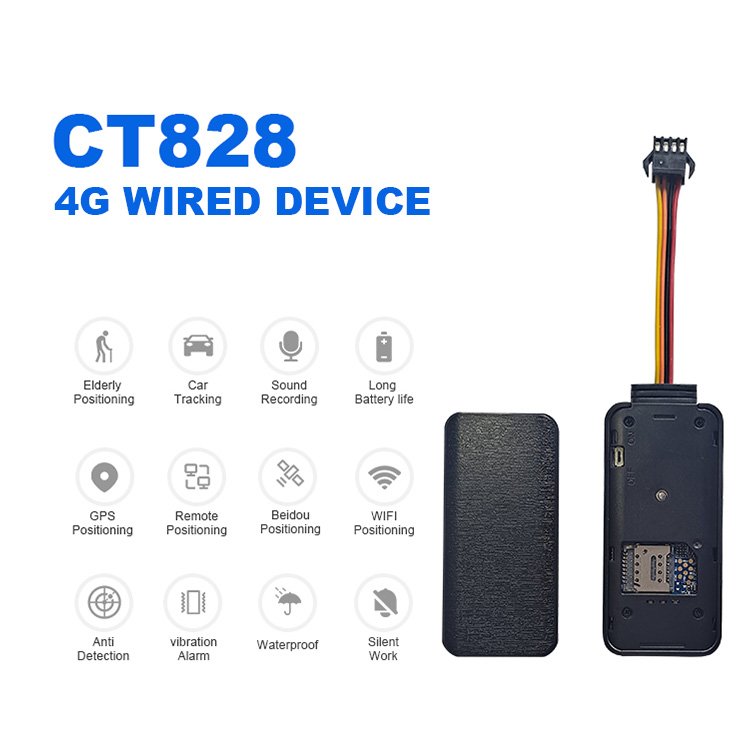 Real-Time Tracking GPS Global Logistics Geo-Fencing Wired 4G Real Time Tracking Security Protection Car Tracking Device