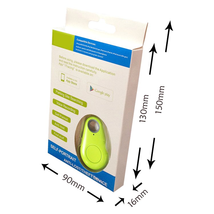 2021 New Style Portable Smart Mini Smart Tracker Dog Kids Wallet Keychain Finder Anti Lost Alarm Device for Smart Phone