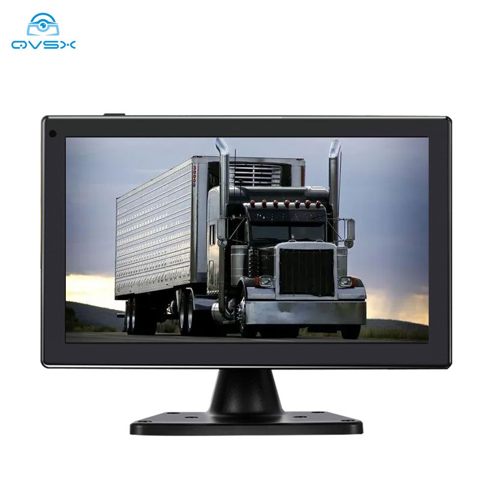 10.1Inch Touch Monitor 1080P AHD AI Truck Bus Car Security with Four Channels Video BSD BSM Blind Spot Monitor and Light Alarm