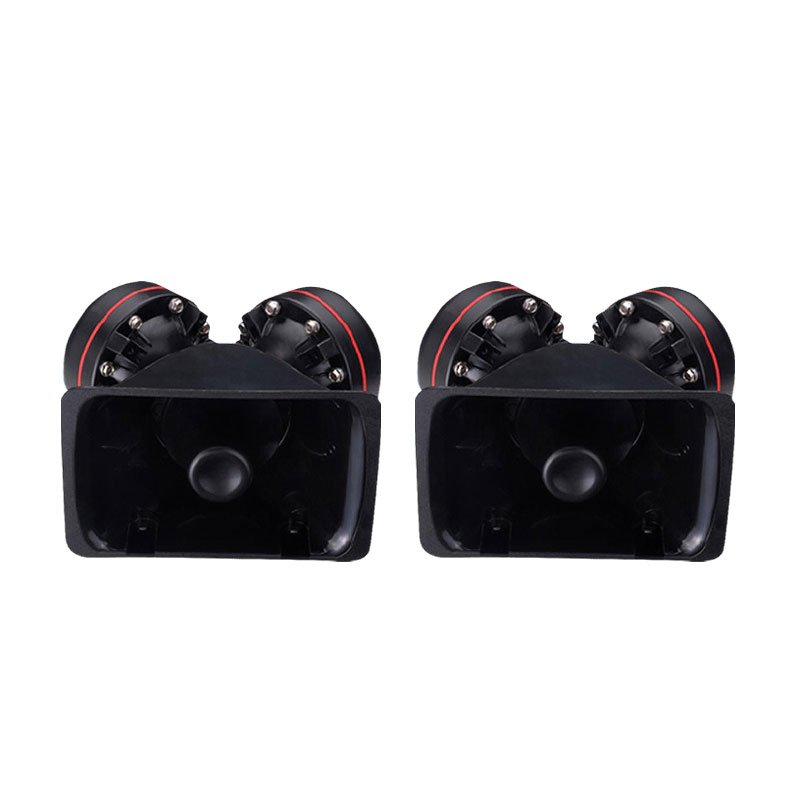 HS-200-2 200W 4ohm/6ohm/8ohm/16ohm Outdoor Waterproof Car Siren Speaker With Double 100w Neodymium Iron Born Magnet Driver Units