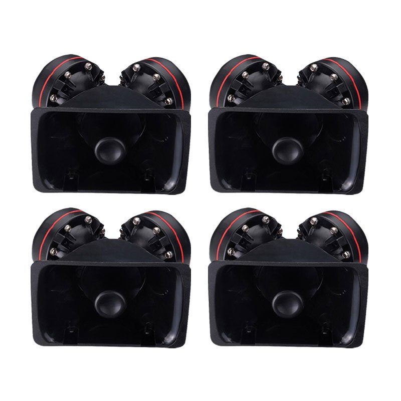 HS-200-2 200W 4ohm/6ohm/8ohm/16ohm Outdoor Waterproof Car Siren Speaker With Double 100w Neodymium Iron Born Magnet Driver Units