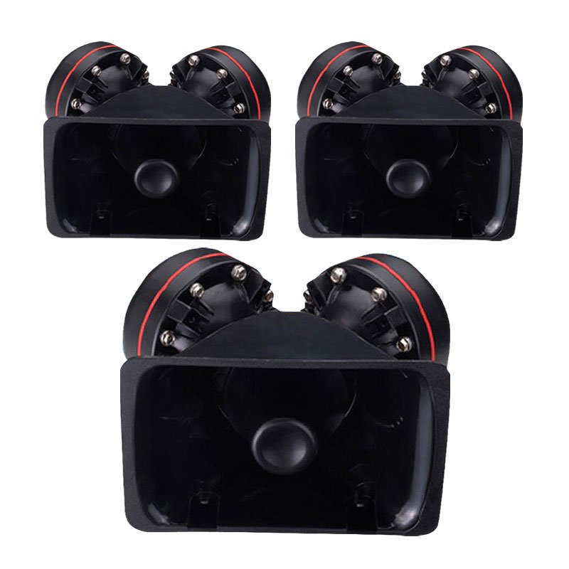 HS-200-2 200W 4ohm/6ohm/8ohm/16ohm Outdoor Waterproof Car Siren Speaker With Double 100w Neodymium Iron Born Magnet Driver Units