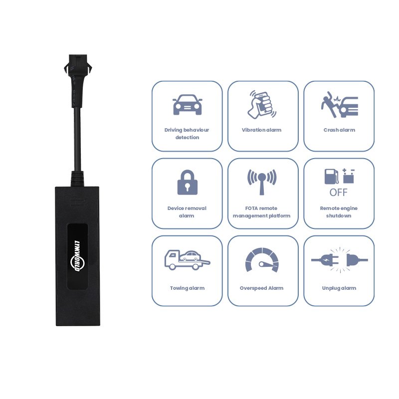 Wired Car Gps tracker Asset Locomotive Fleet Electric Car tracker Engine Oil Break Car Anti-theft Alarm