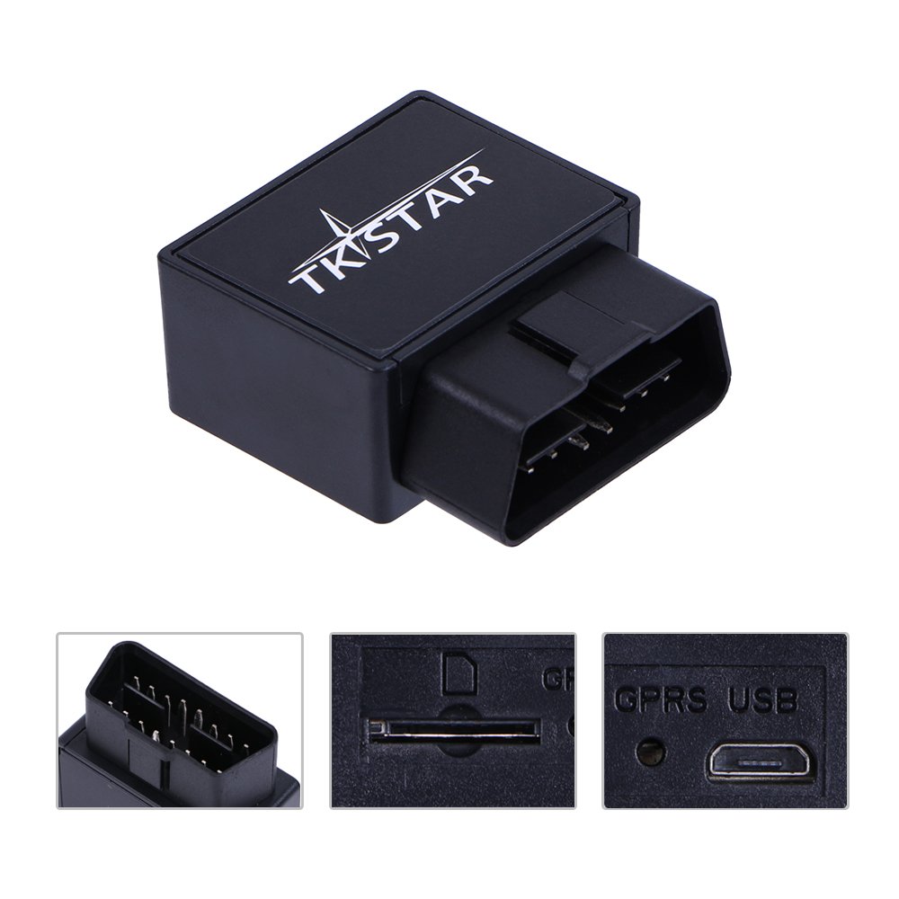 TKSTAR Car GPS Tracker TK816 OBD II Gsm Gps Tracker Mini Hidden Locator for Vehicle Fleet Car Tracker 2G GSM Tracking Device