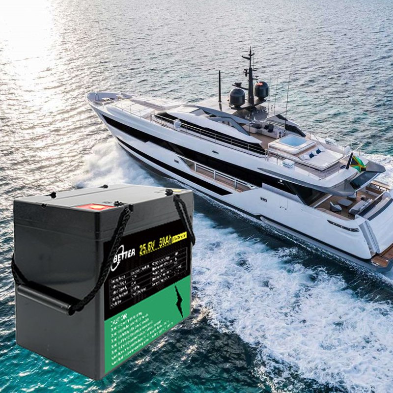 Car Truck Marine Boat Battery Motorcycle 25.6v 50ah for Marine Lead Acid Battery Automatic Yacht Batteries