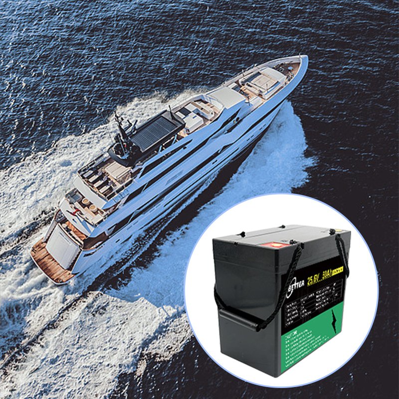 Car Truck Marine Boat Battery Motorcycle 25.6v 50ah for Marine Lead Acid Battery Automatic Yacht Batteries