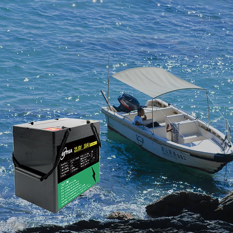 Car Truck Marine Boat Battery Motorcycle 25.6v 50ah for Marine Lead Acid Battery Automatic Yacht Batteries