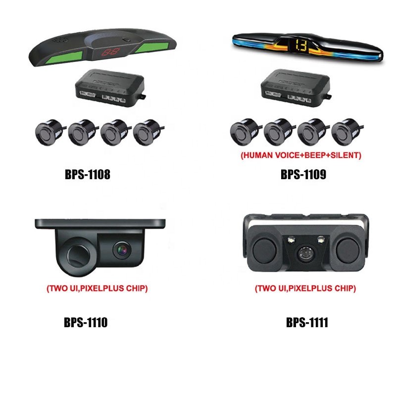 NEW Universal LED Display Car Reverse Backup Radar Buzzer Warning Alarm Kit Parking Sensor With 4 Sensors