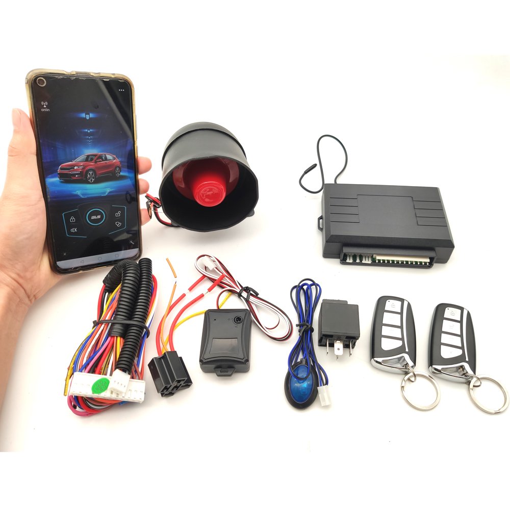 More Stable and New Technology BT Octopus Alarm System 433.92 Mhz Fixed Code One Way Bluetooth Car Alarm System